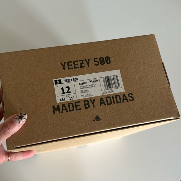 NIB YEEZY 500 ASH GREY ADIDAS MEN’S 12 - Picture 10 of 15